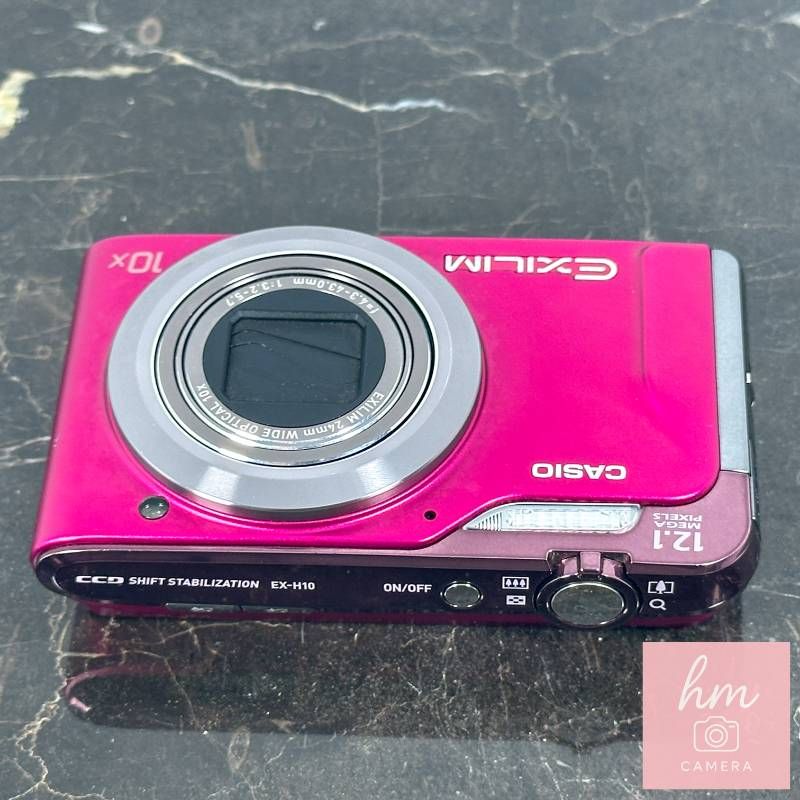 美品】CASIO EXILIM Hi-ZOOM EX-H10 ピンク 1210万画素 光学10倍ズーム