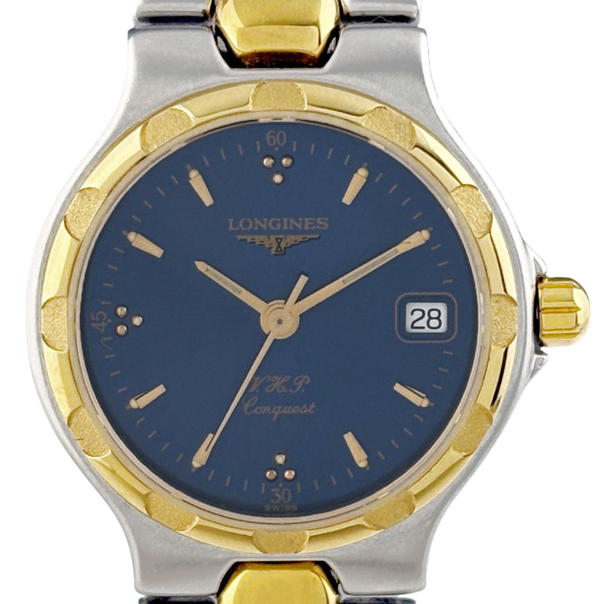 ロンジン LONGINES コンクエスト L1.113.3 腕時計 SS GP クォーツ 
