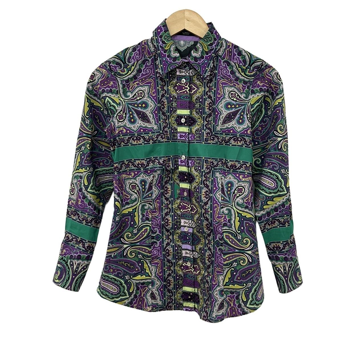 レディースファッション エトロ ETRO チュニック シャツ ブラウス V 