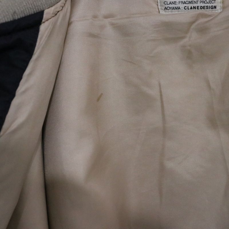 中古B】メンズL クラネ フラグメント リバーシブル MA-1 CLANE