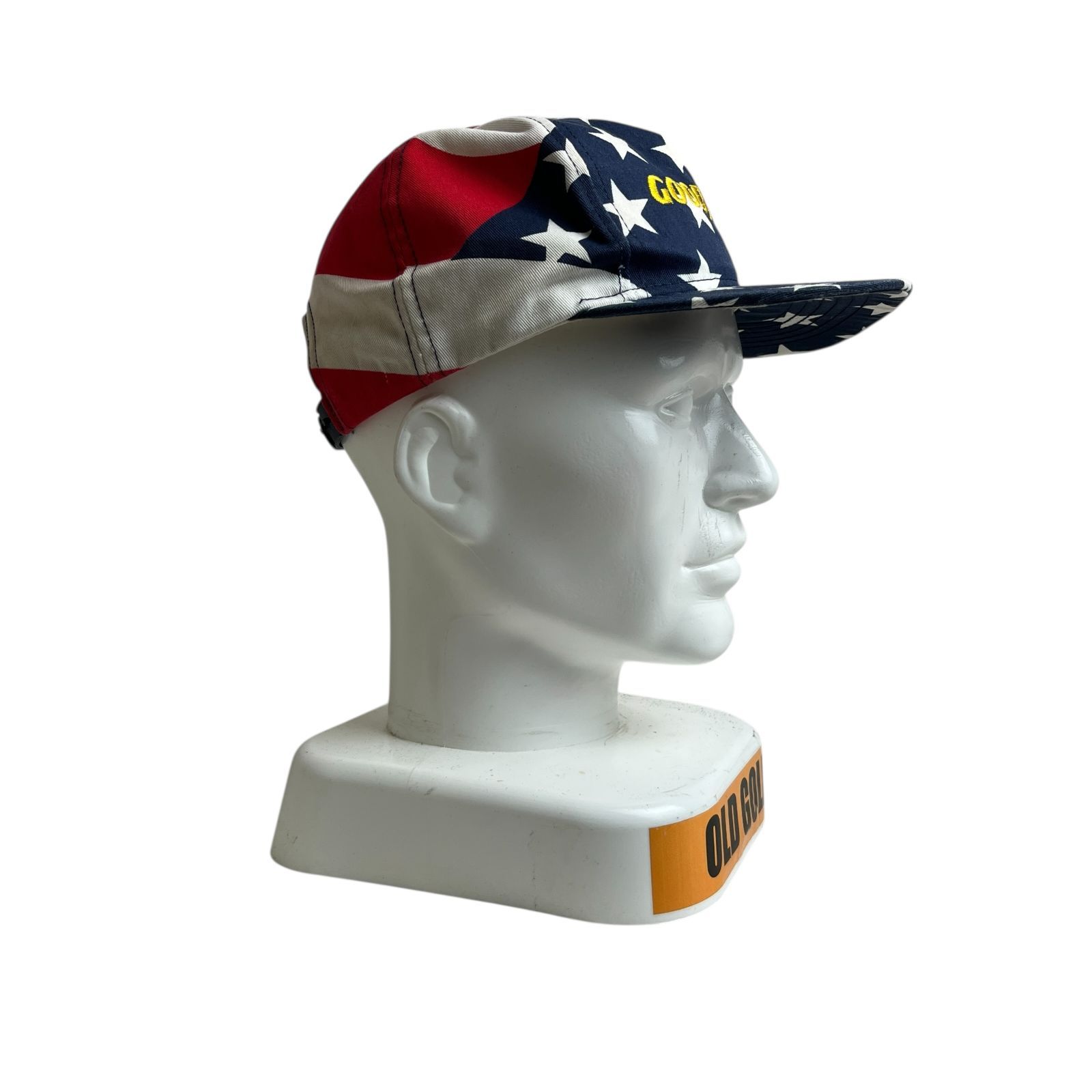 キャップ/帽子】USA製 80-90s GOODYEAR 星条旗デザイン（グッドイヤー 