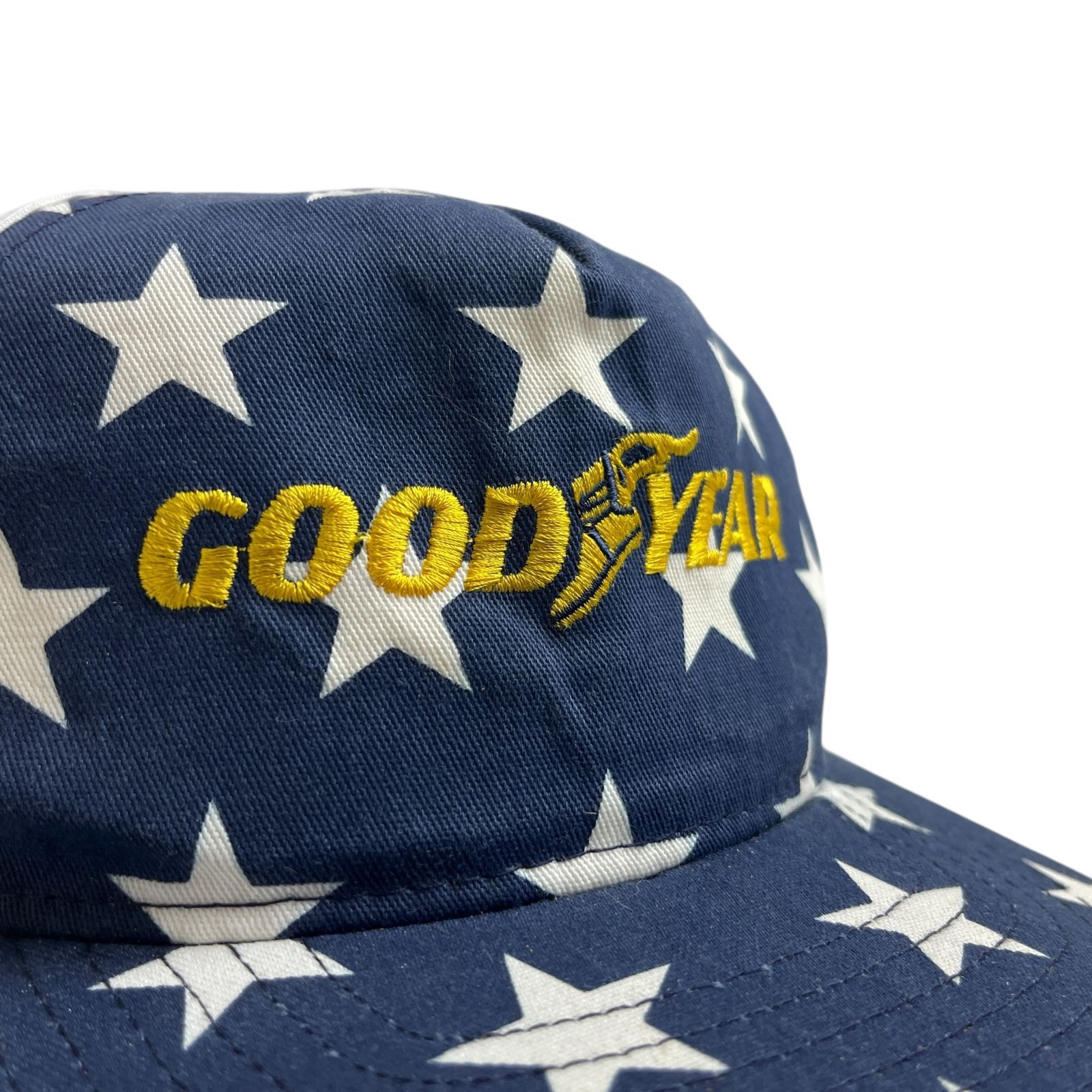 キャップ/帽子】USA製 80-90s GOODYEAR 星条旗デザイン（グッドイヤー 