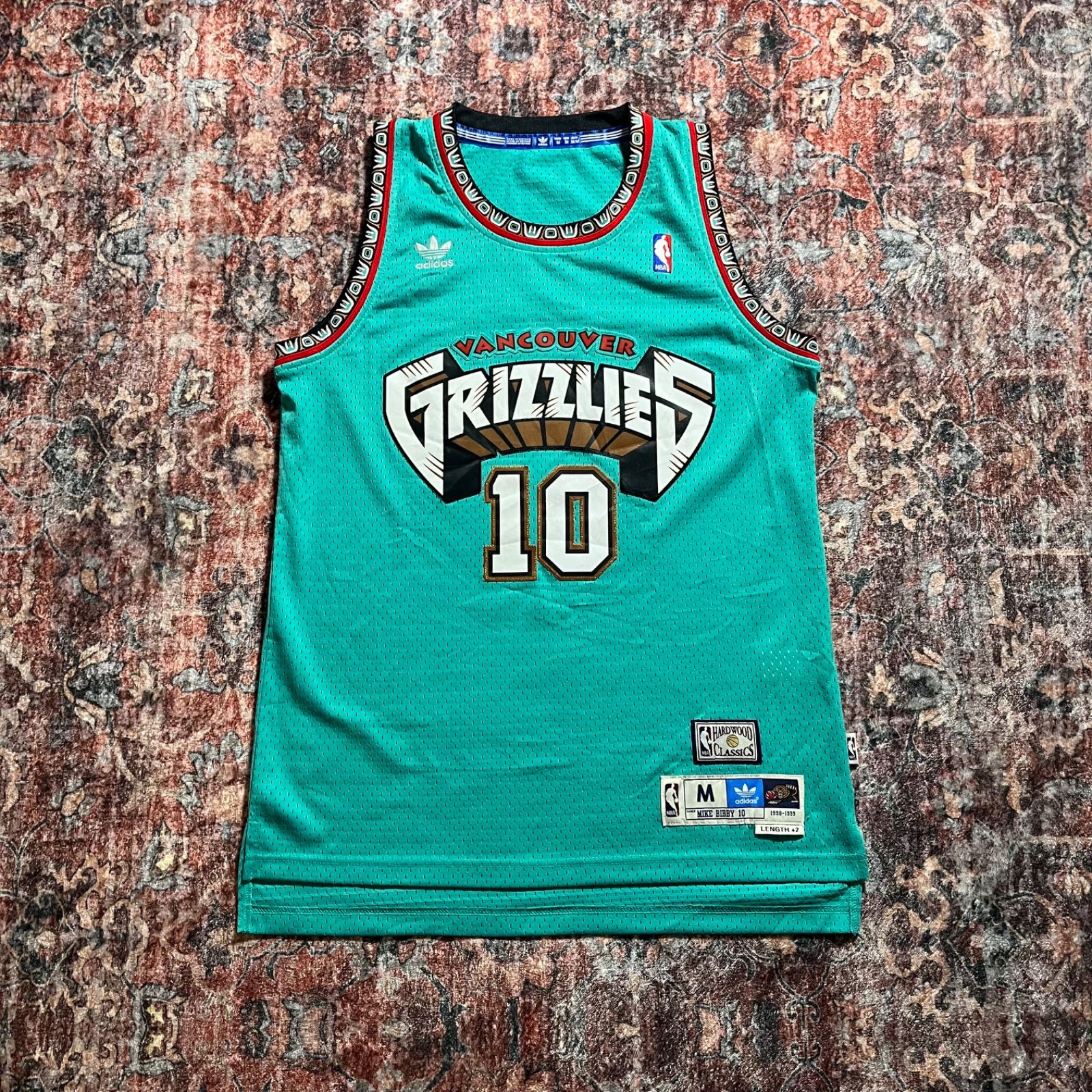 90s NBA グリズリーズ ビビー #10 ユニフォーム adidas スウィングマン 