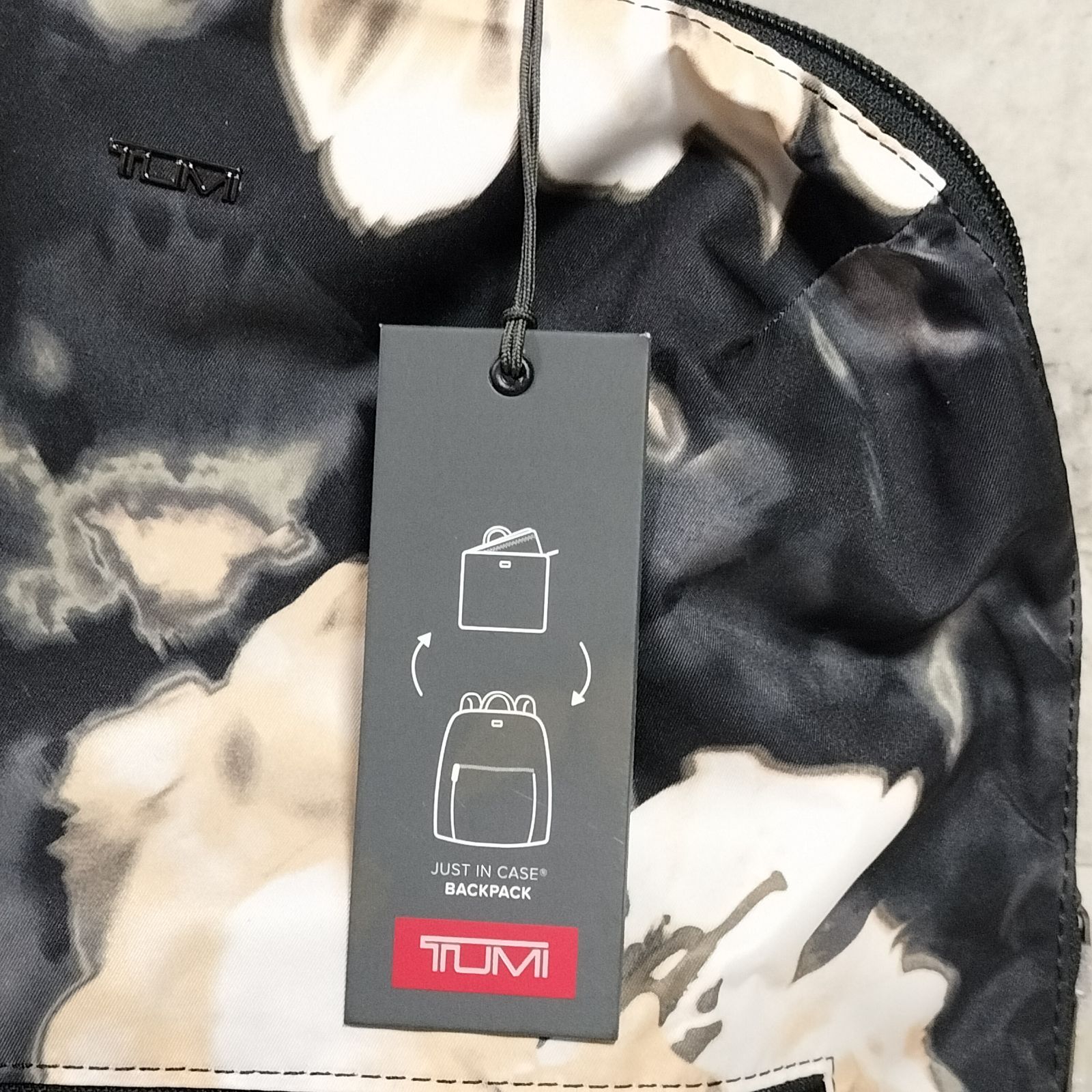 未使用品】TUMI トゥミ Voyageur Backpack ポッカブルリュック ポーチ