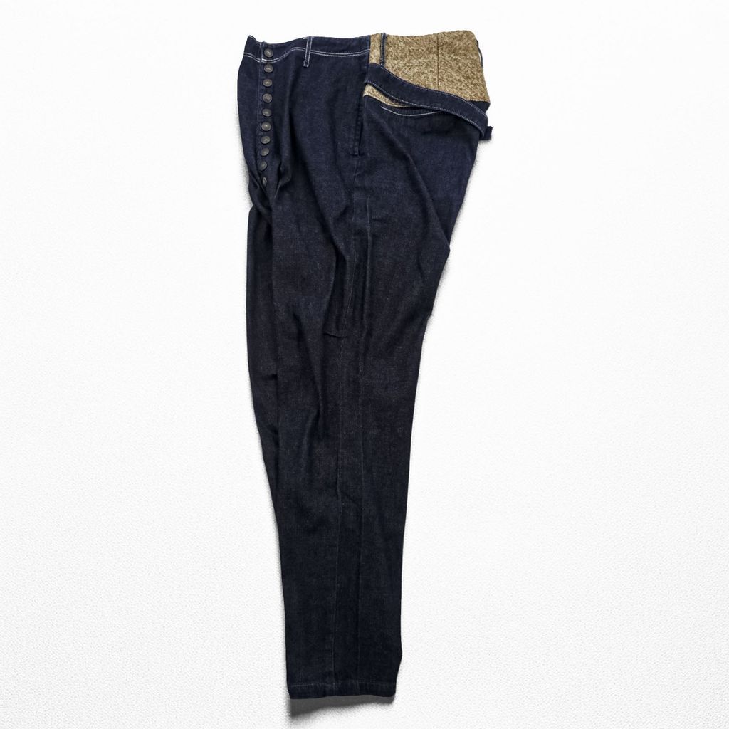 KAPITAL 日本製 ピエロパンツ デニム サルエルパンツ M インディゴ