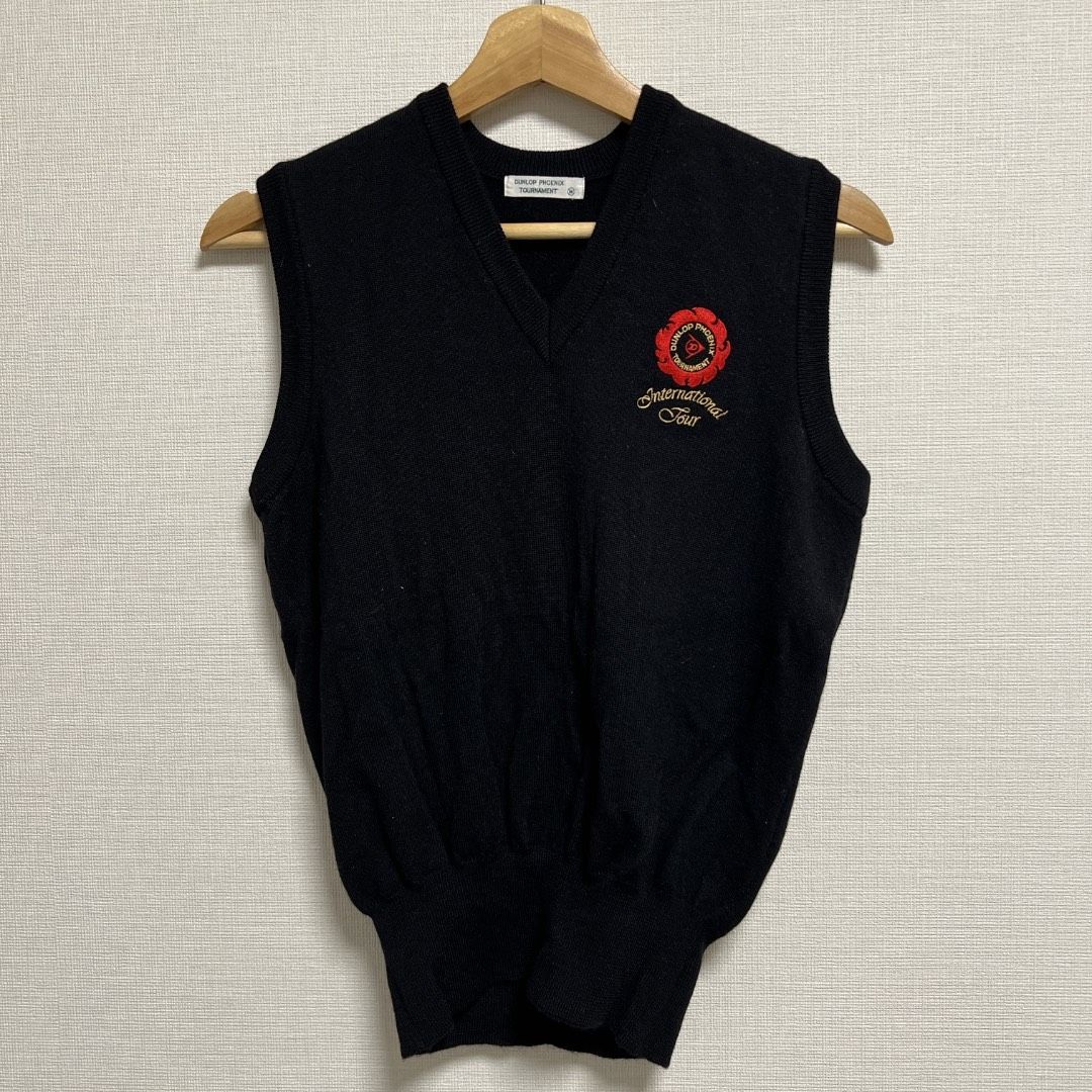 ダンロップ 最高級 カシミヤ100% 上質 Vネック ニット セーター