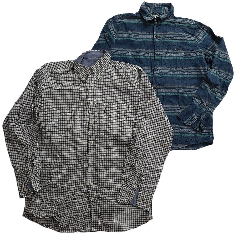 古着卸 まとめ売り ブランドMIX 長袖シャツ 9枚セット (メンズ S /M