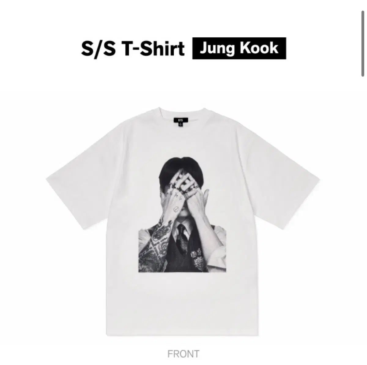 BTS アリラン ポップアップ ジョングク Tシャツ S/S T-Shirt (未開封 
