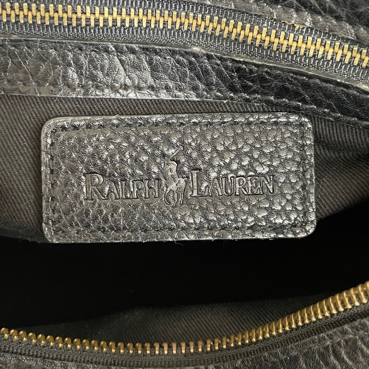 美品 POLO Ralph Lauren ラルフローレン ミニボストンバッグ