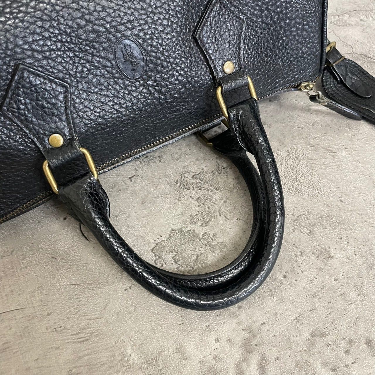美品 POLO Ralph Lauren ラルフローレン ミニボストンバッグ