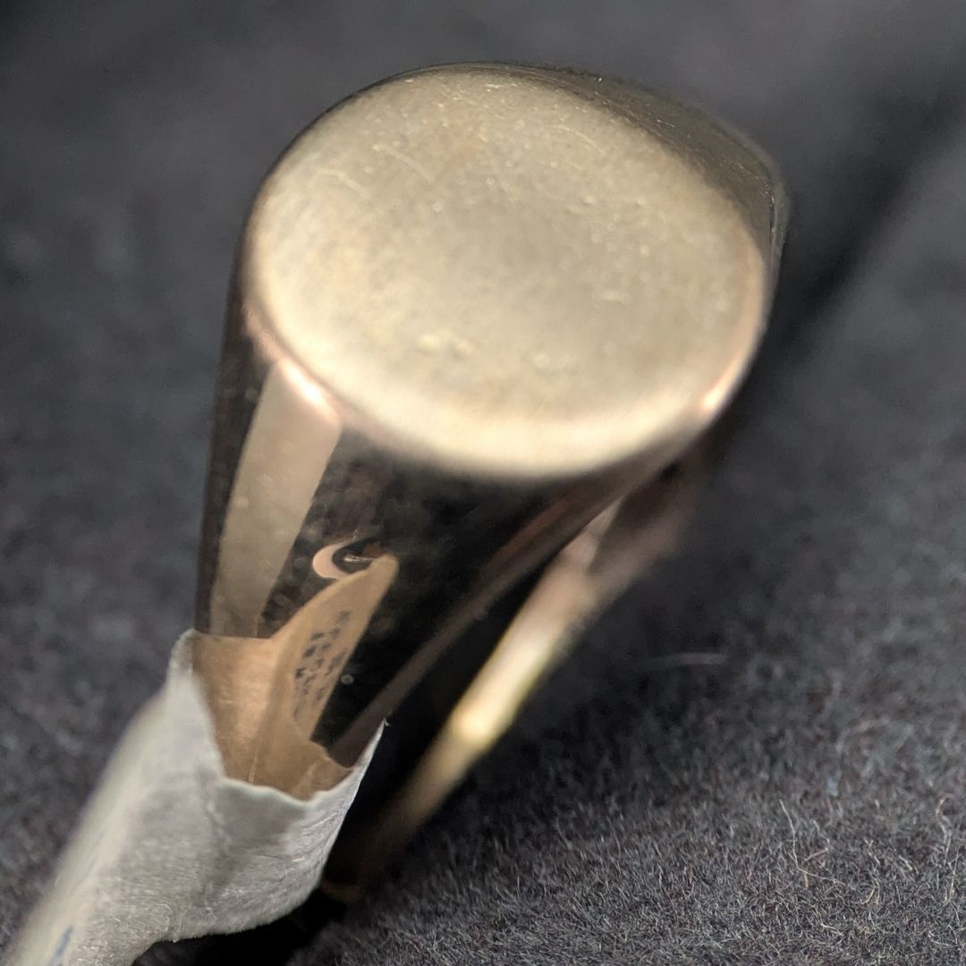 ESPO 9号 ヴィンテージ シグネットリング 14KT デッドストック