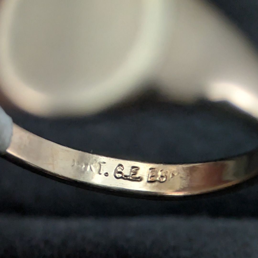 ESPO 9号 ヴィンテージ シグネットリング 14KT デッドストック