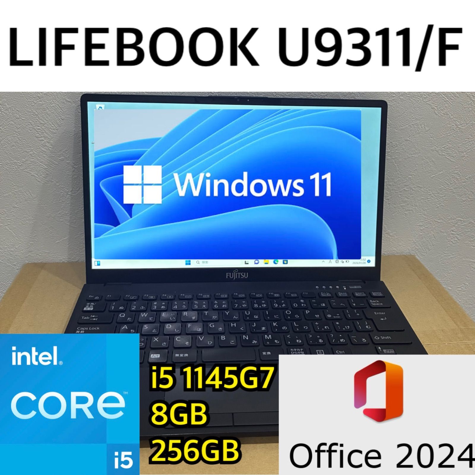 訳ありLIFEBOOK U9311/F i5 1145G7 8GB/256GB Win11 Office - メルカリ