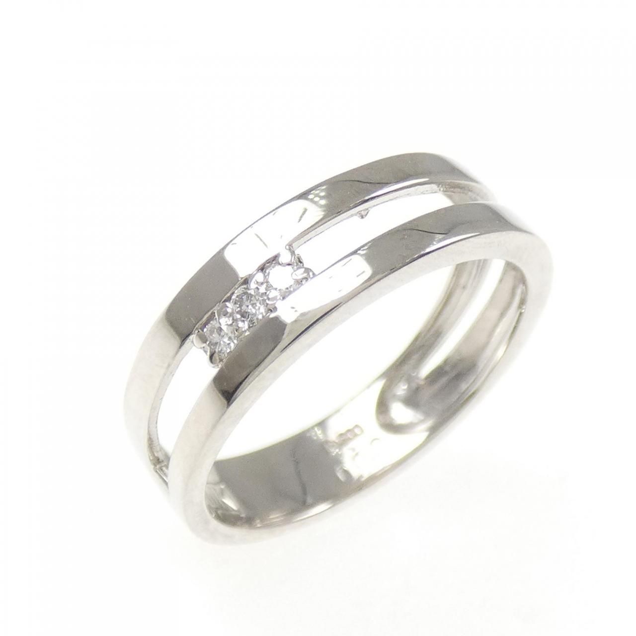 PT900 ダイヤモンド ピンキー リング 0.03CT - メルカリ