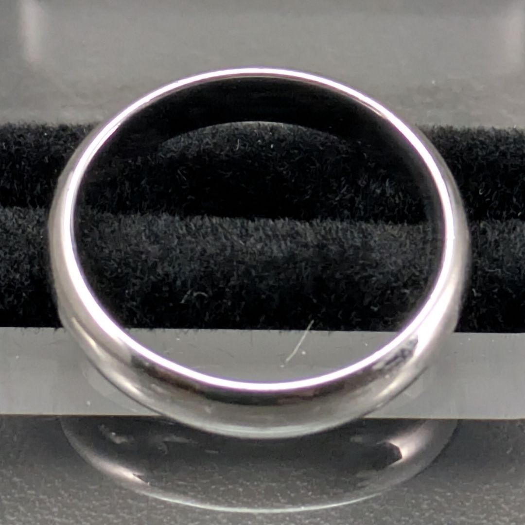ESPO 8号 ヴィンテージ リング 14KT ホワイトゴールド プレーンバンド 