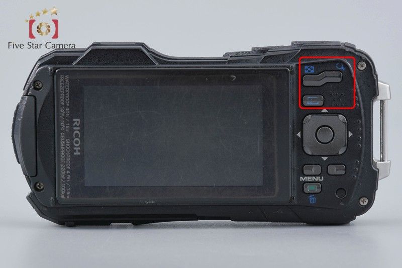 中古】RICOH リコー PENTAX ペンタックス WG-30 ブラック 防水 