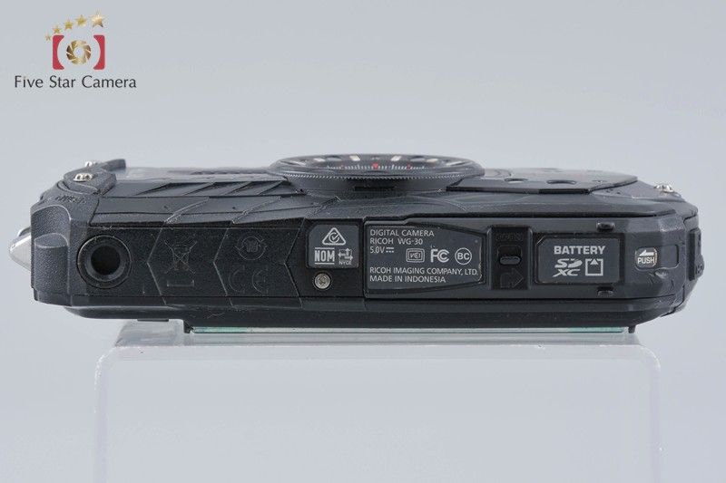 中古】RICOH リコー PENTAX ペンタックス WG-30 ブラック 防水 