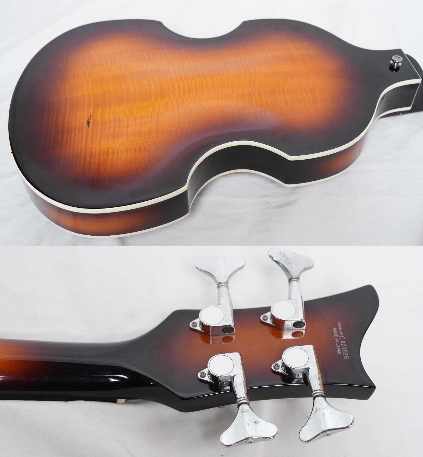 ☆Greco VB-90 Vintage Sunburst バイオリンベース 2002年製 日本製