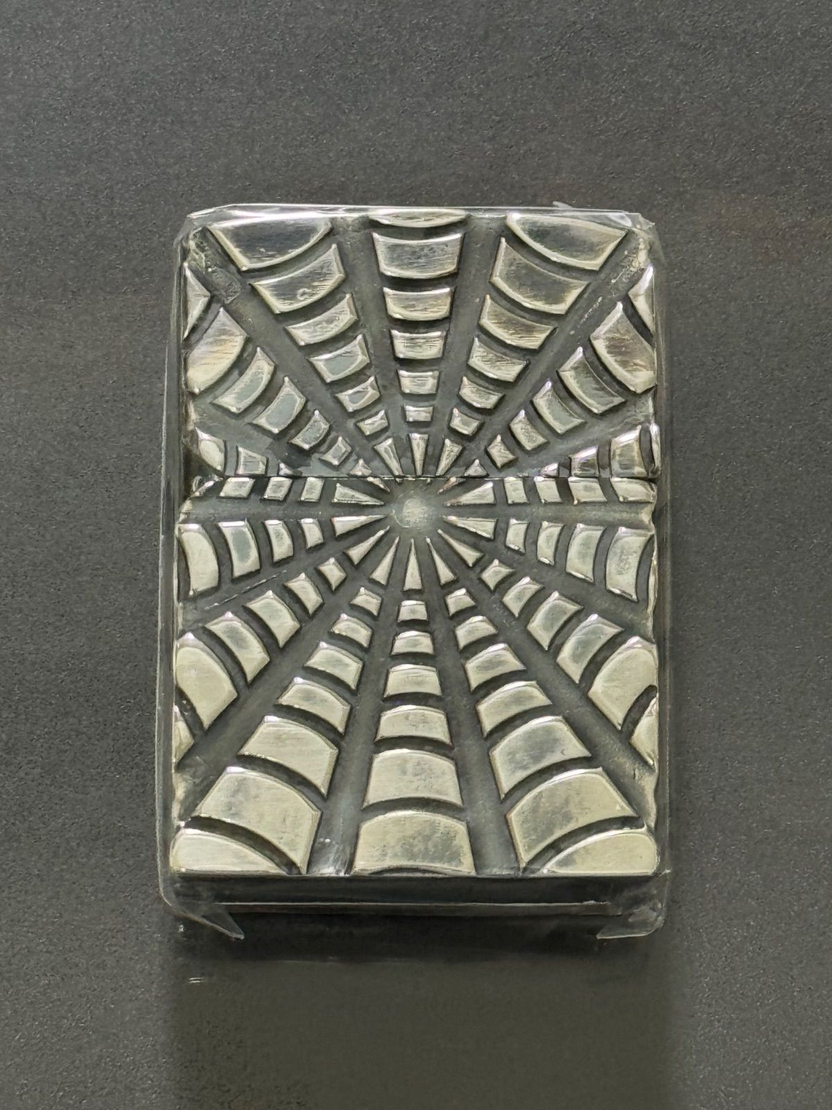 zippo スパイダー フルメタルジャケット 蜘蛛の巣 5面刻印 特殊加工品 