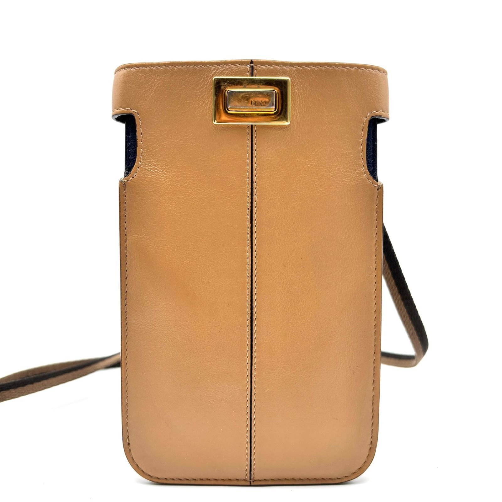 美品 FENDI フェンディ ピーカブー スマートフォンポーチ スマホポーチ