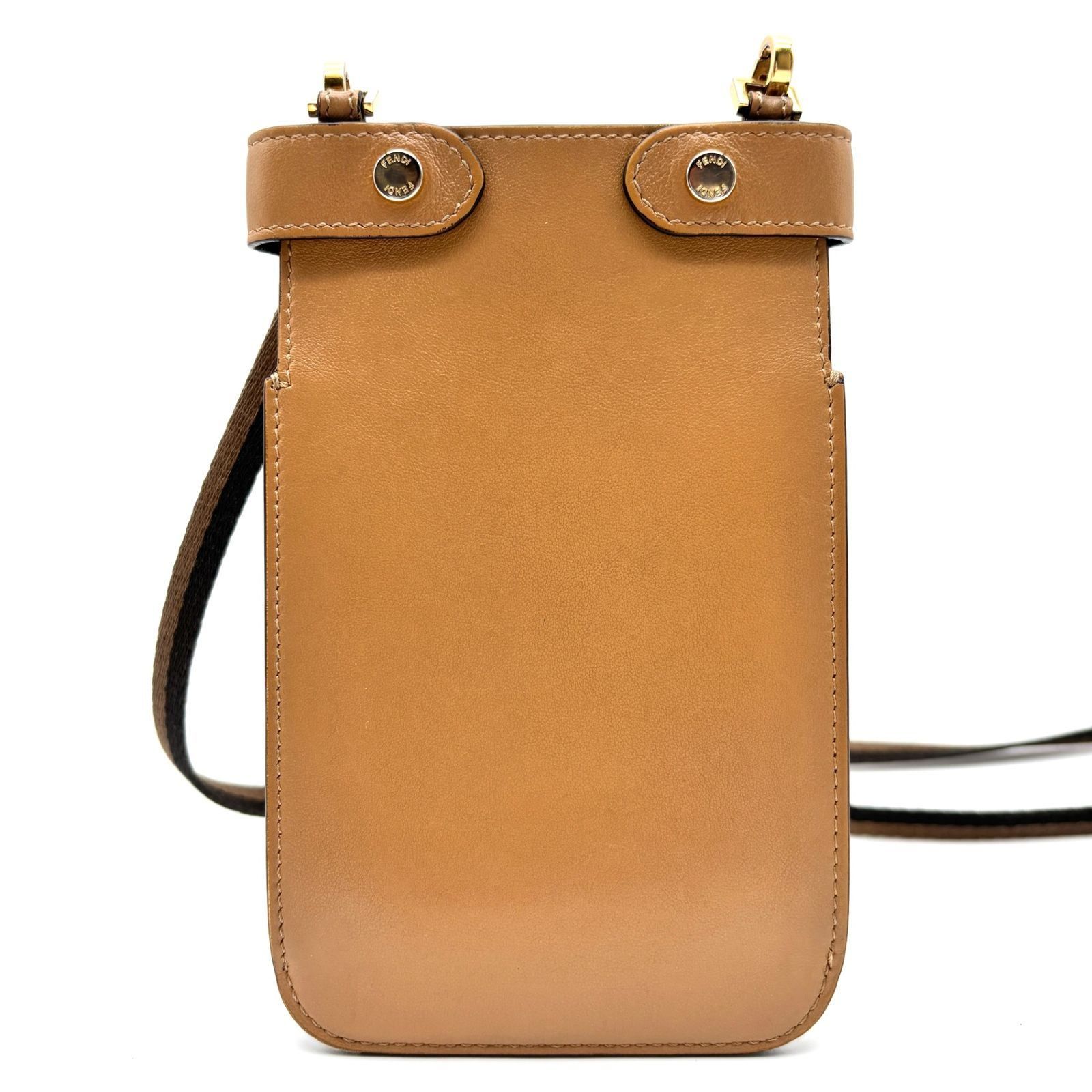 美品 FENDI フェンディ ピーカブー スマートフォンポーチ スマホポーチ