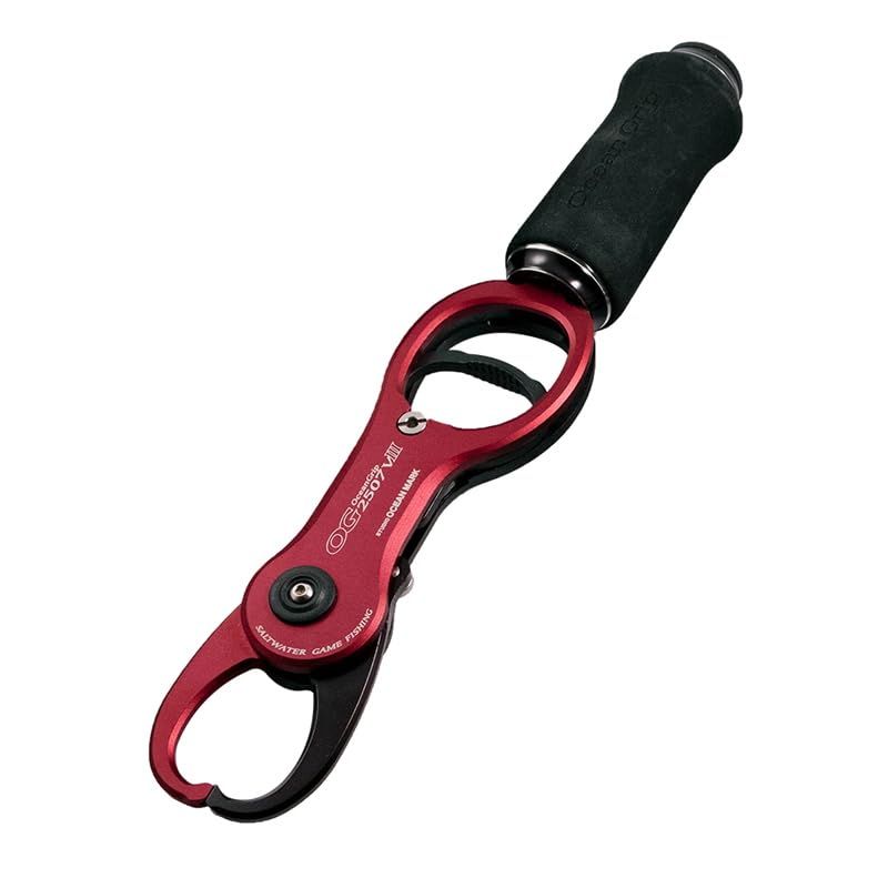 新品 スタジオオーシャンマーク OCEAN GRIP (オーシャングリップ) OG2507VIII フィッシュグリップ R レッド