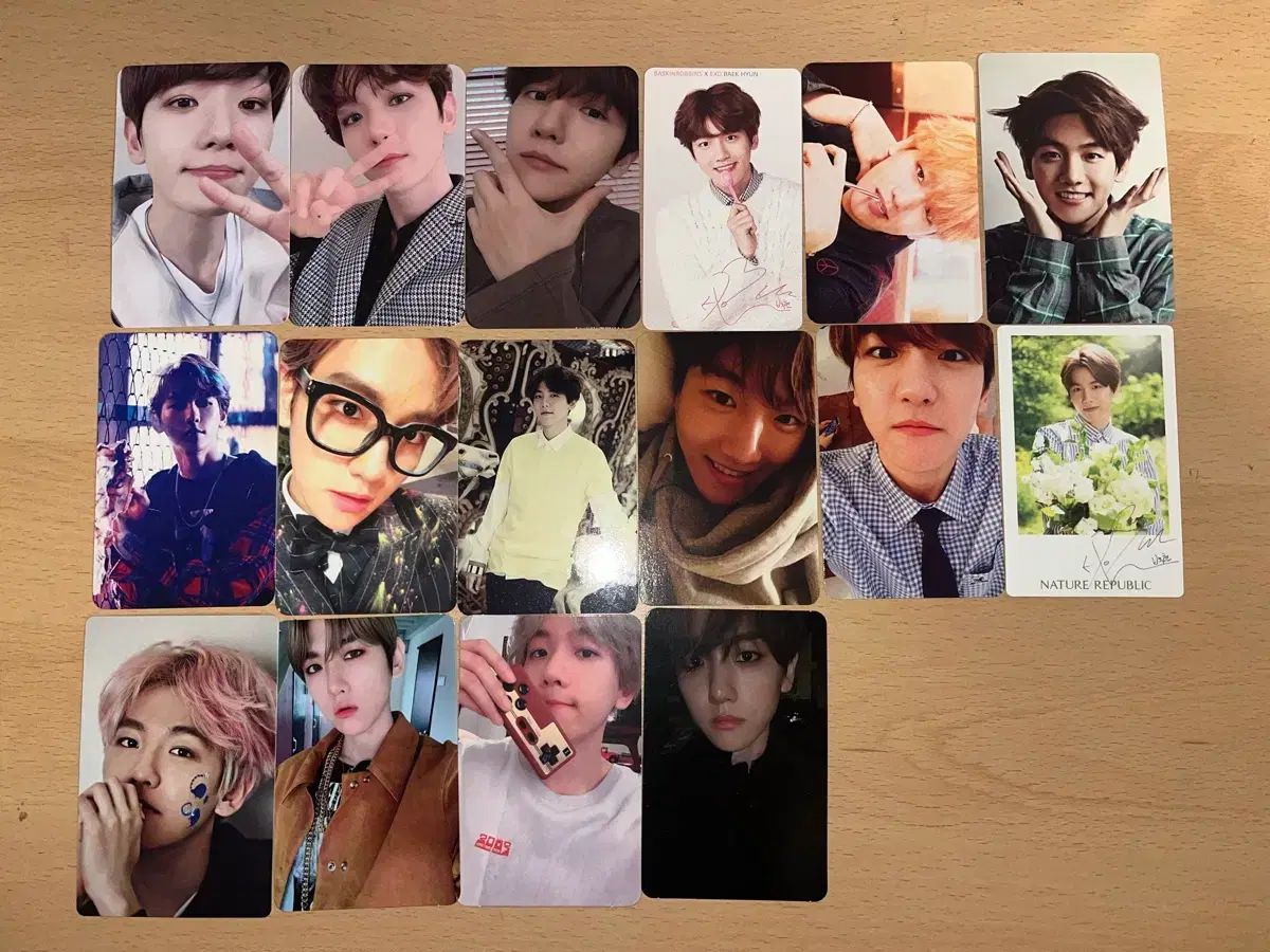 タレントグッズ ベクヒョン(BAEKHYUN) トレカ まとめ