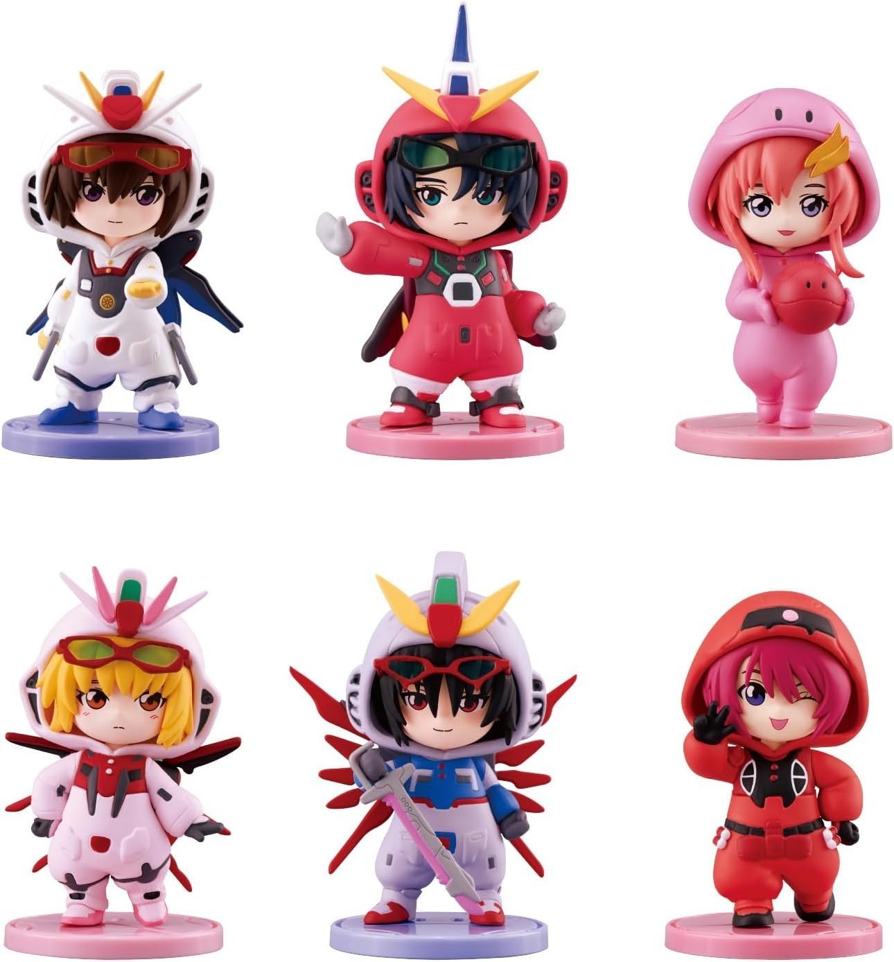 ガンダム SEED DESTINY パジャマ シリーズ フィギュア セミコンプ Pajamars Series MOBILE SUIT GUNDAM SEED DESTINY (1BOX 6個入り