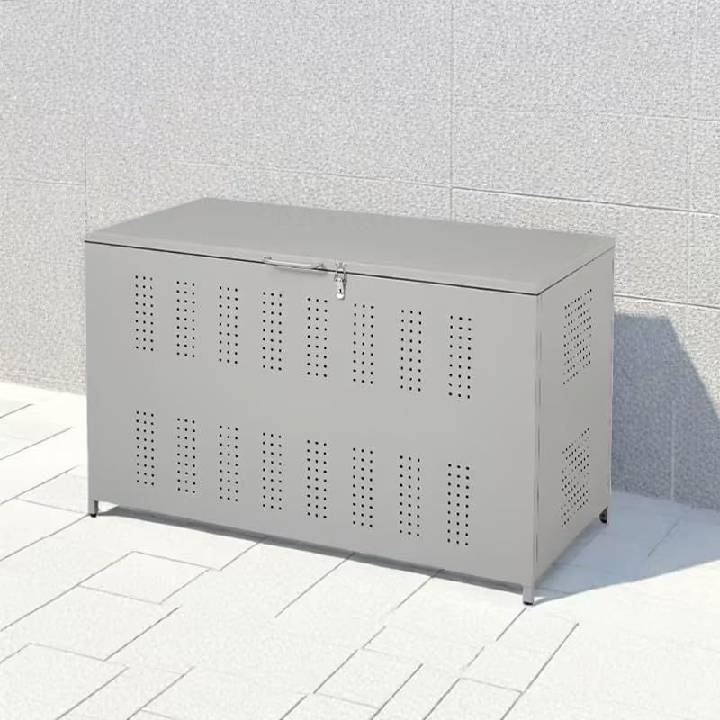 新品 BTM 物置 屋外ゴミ箱 大型 倉庫 屋外ゴミ収納庫 収集ボックス ごみ集積所 大容量 カラスよけ 野良猫対策 荒らし防止 庭用可能 換気口付き 容量350L