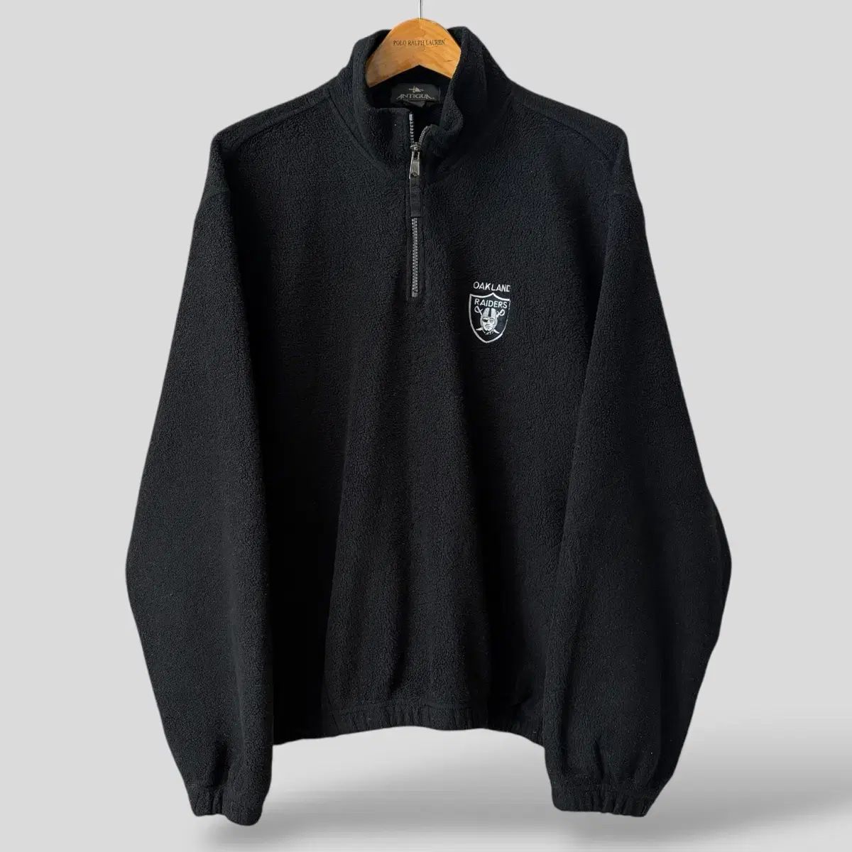 定番，お買い得 (L)ヴィンテージ NFL レイダーズ ハーフジップアップ 