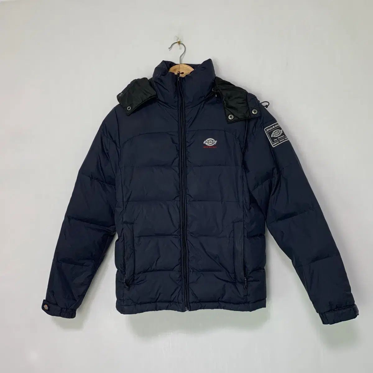 DICKIES ディッキーズ ネイビー パファー フード ダウン アウター 
