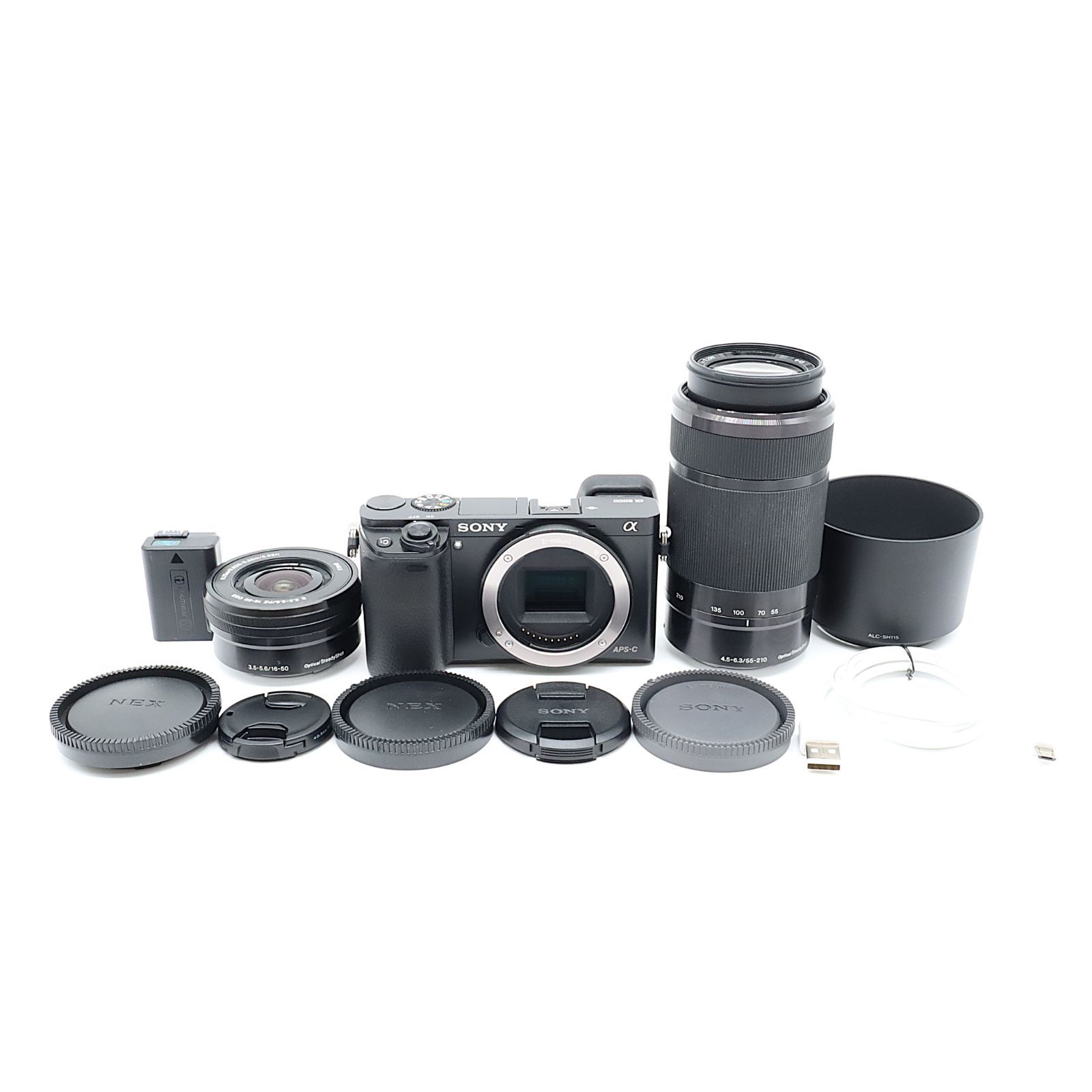 ショット数471枚！□極上品□ SONY α6000 ダブルズームレンズキット 