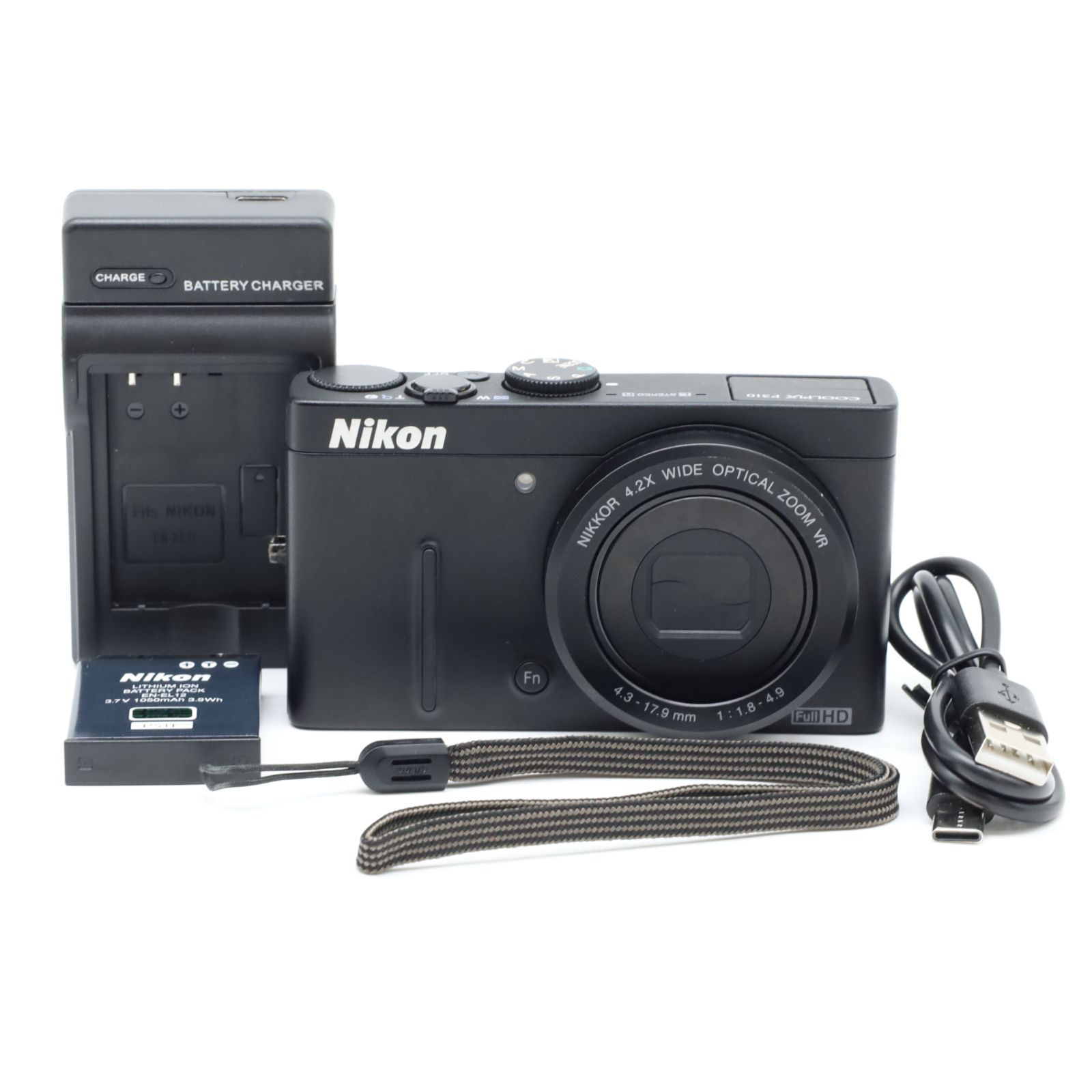 There are some black lines on the LCD there is a LCD defect, but it is in good condition ■ Nikon COOLPIX P310