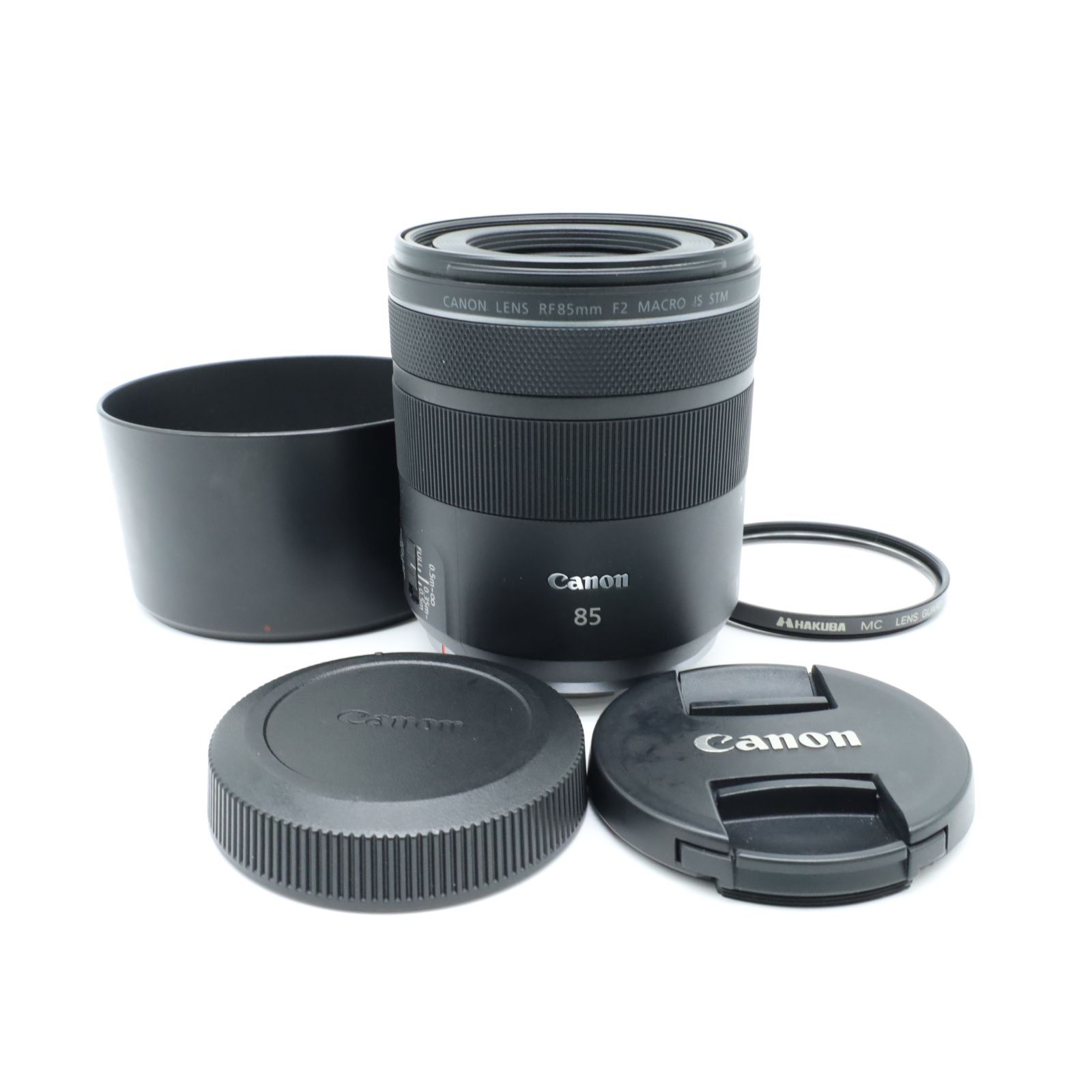 フード、フィルター(非純正)付き!□極上品□ CANON RF85mm F2 フード、フィルター(非純正)付き!□極上品□ CANON RF85mm F2