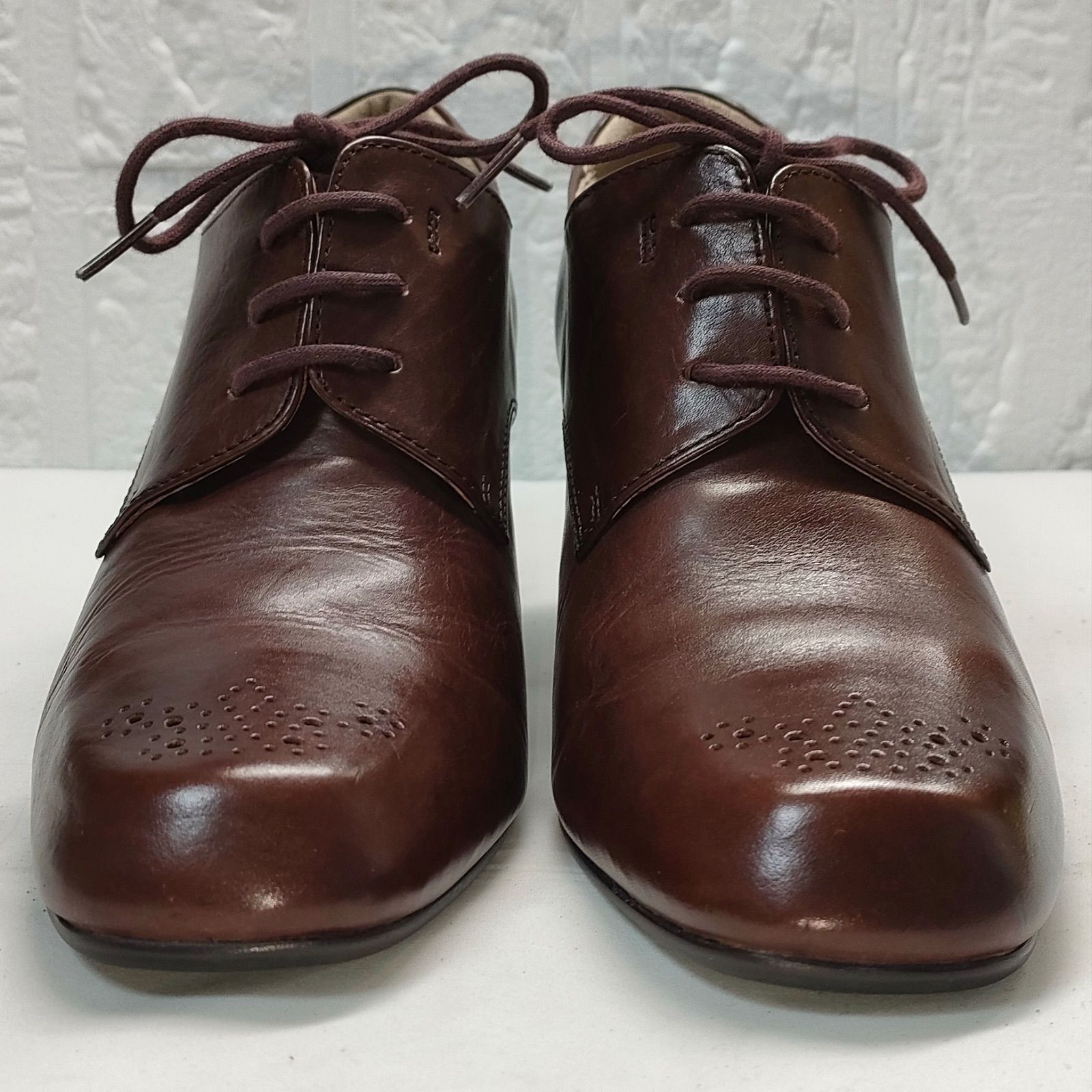 最終価格】REGAL リーガル レースアップ パンプス ヒールパンプス 