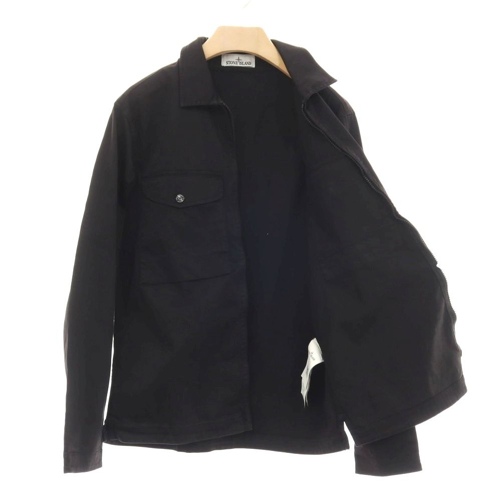 未使用⭐︎ストーンアイランドSTONEダブルジップブルゾン s 中古】ストーンアイランド STONE ISLAND ストレッチ コットン ダブル