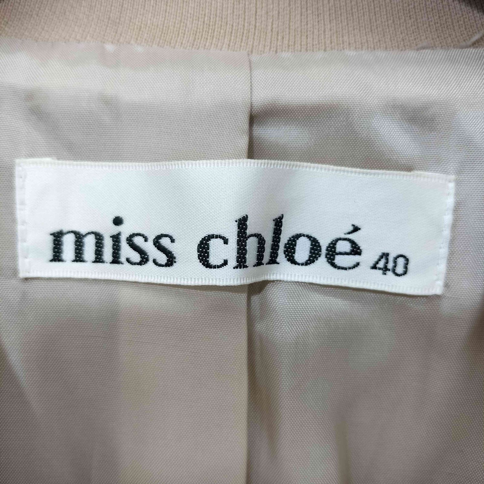 ミスクロエ miss Chloe 日本製 金ボタン ダブルブレスト テーラード