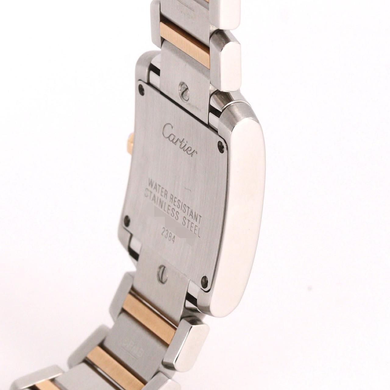 Cartier Tank Française SM PG Quartz Stainl Steel & Pink Gold  display picture 1