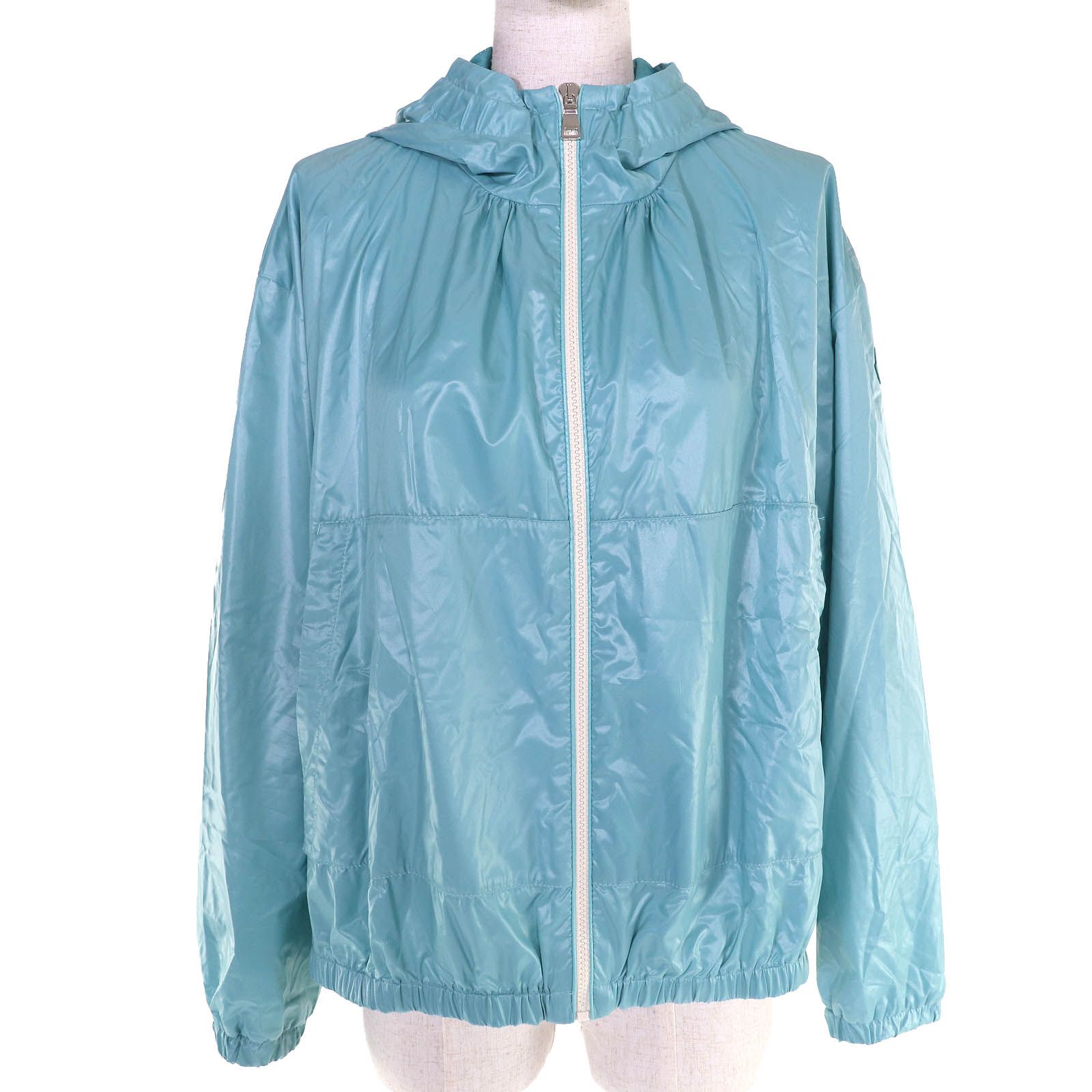 極美品△MONCLER モンクレール 2022年製 URBONAS ロゴワッペン フード