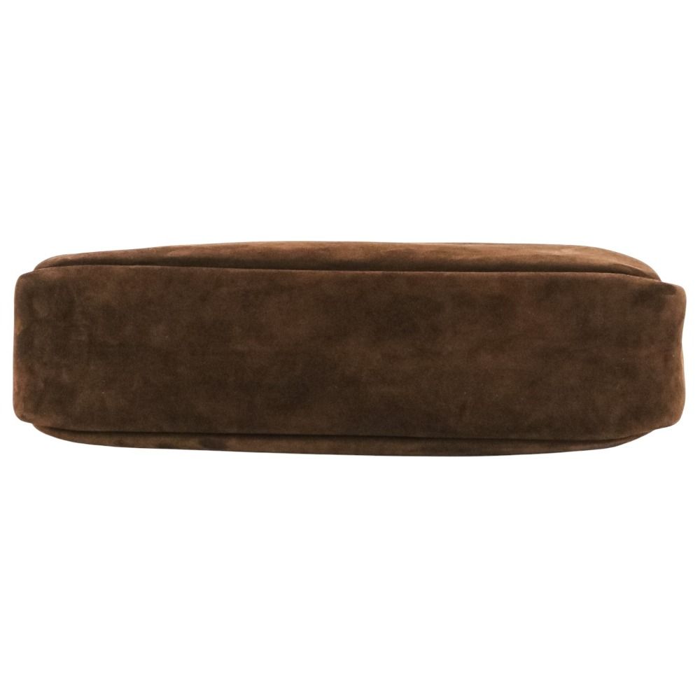 美品 25SS ELLEME エレメ ドゥーズィエムクラス取扱い Trousse Large Suede Browny スエード ショルダーバッグ ブラウン レディース 古着 中古 USED elleme（エレメ） 美品 25SS ELLEME ドゥーズィエムクラス取扱い