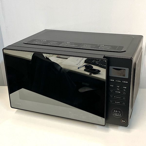 中古】siroca/シロカ 単機能電子レンジ SX-18D132 ブラック 2023年 18L 