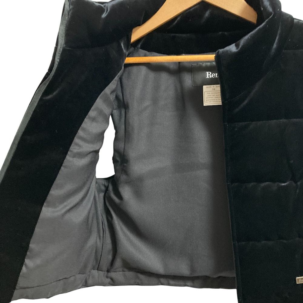 良品 25AW Rene ルネ Velour Jacket ベロア ベストジャケット 良品 25AW Rene ルネ Velour Jacket ベロア ベストジャケット