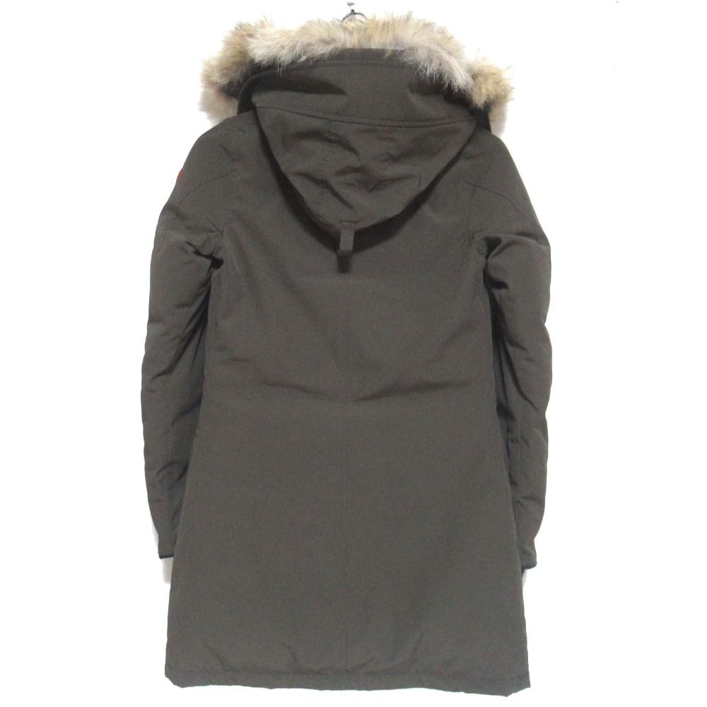 美品 CANADA GOOSE カナダグース コヨーテファー フーディー ブロンテ 