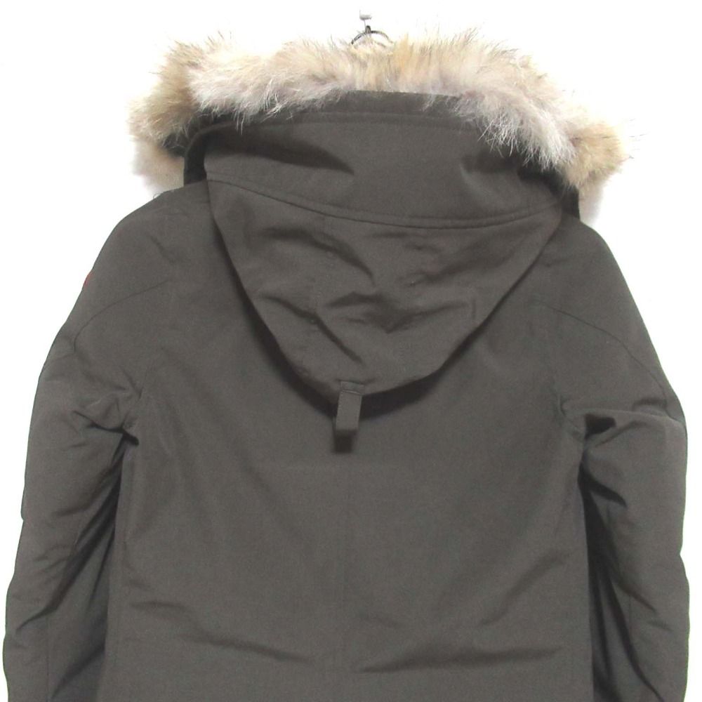 美品 CANADA GOOSE カナダグース コヨーテファー フーディー ブロンテ 