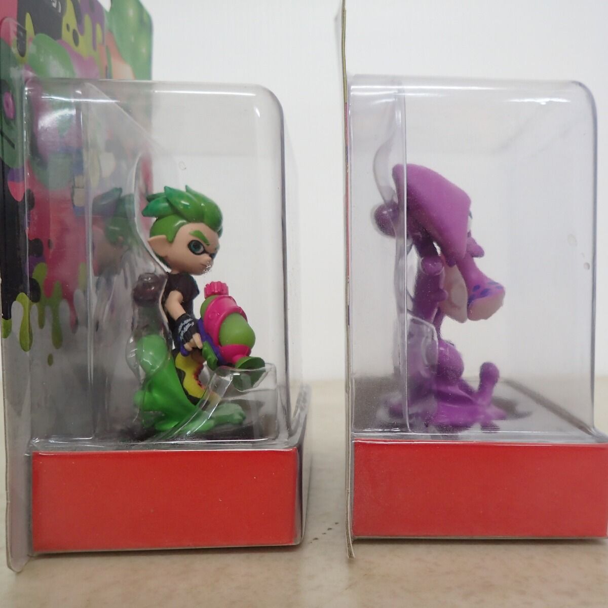 ☆未開封 スプラトゥーン amiibo ボーイ（ネオングリーン）/イカ