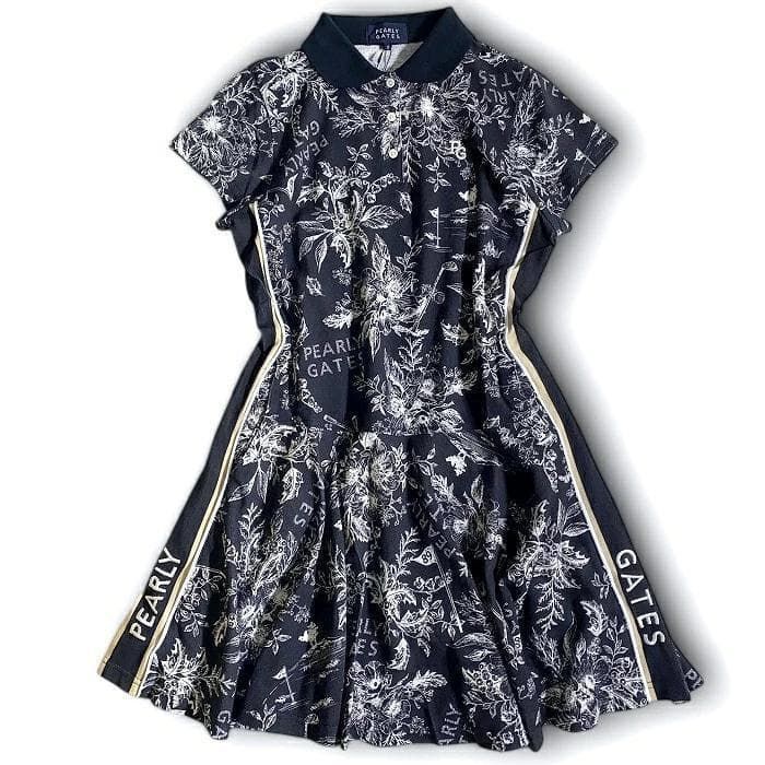 PEARLY GATES 花柄 ポロワンピース 0サイズ PEARLY GATES 花柄 ポロワンピース 0サイズ 商品の説明コットン混の凹凸感…