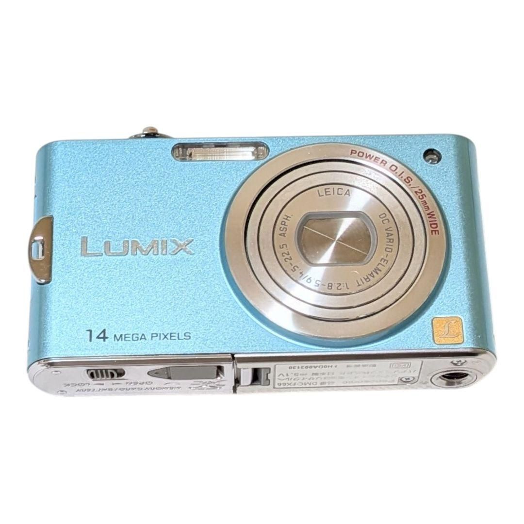 Panasonic DMC-FX66 デジタルカメラ 14メガピクセル ブルー 【公式通販】