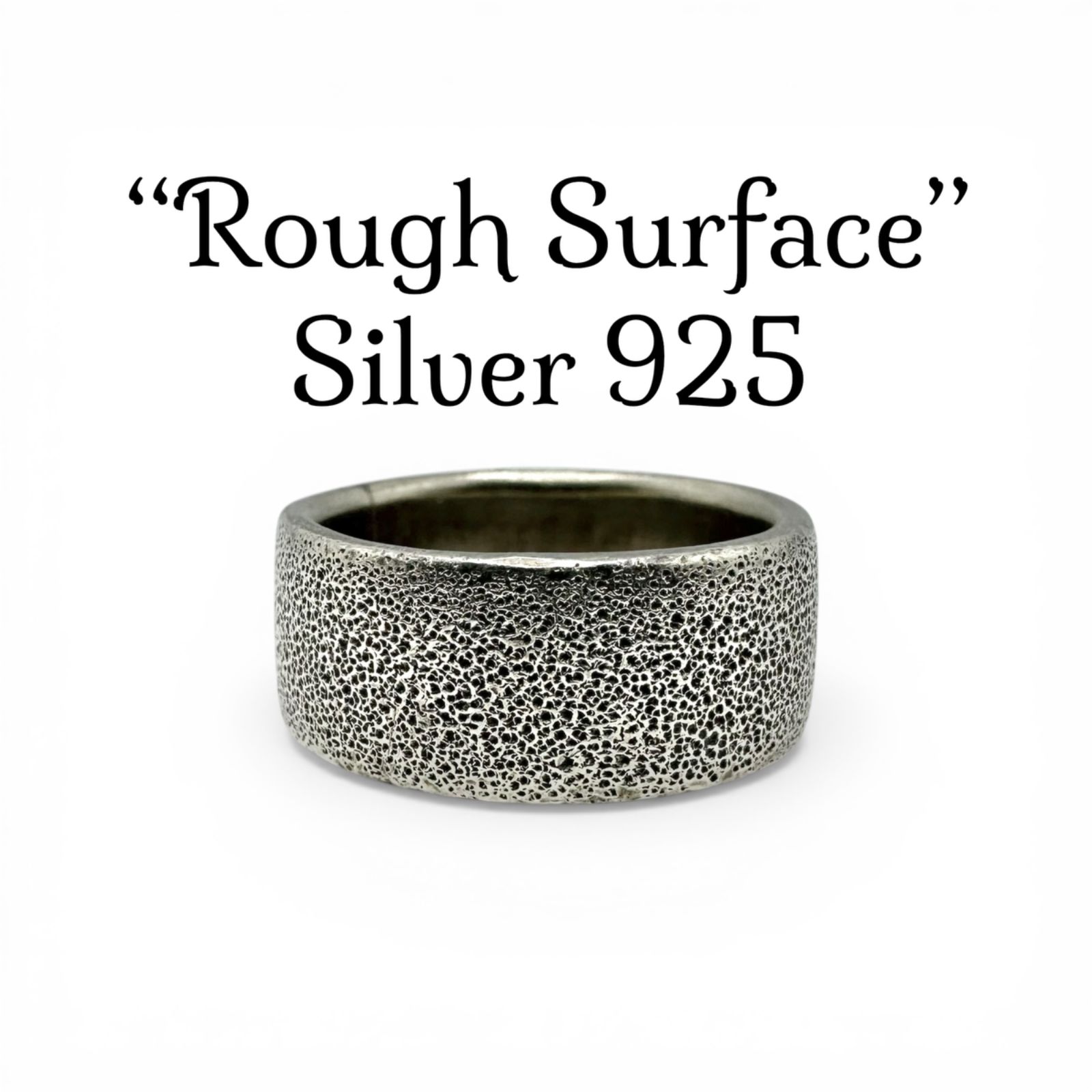 荒らした銀肌】Silver 925 刻印 Vintage Design Ring シルバー 