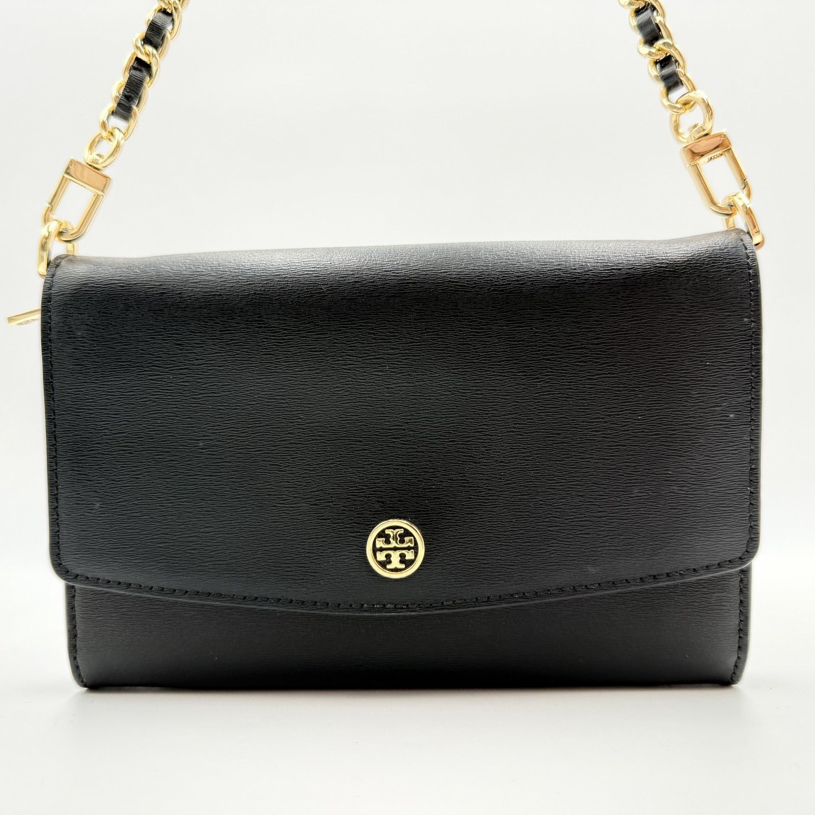 Tory Burch トリーバーチ チェーンウォレット ブラウンショルダー