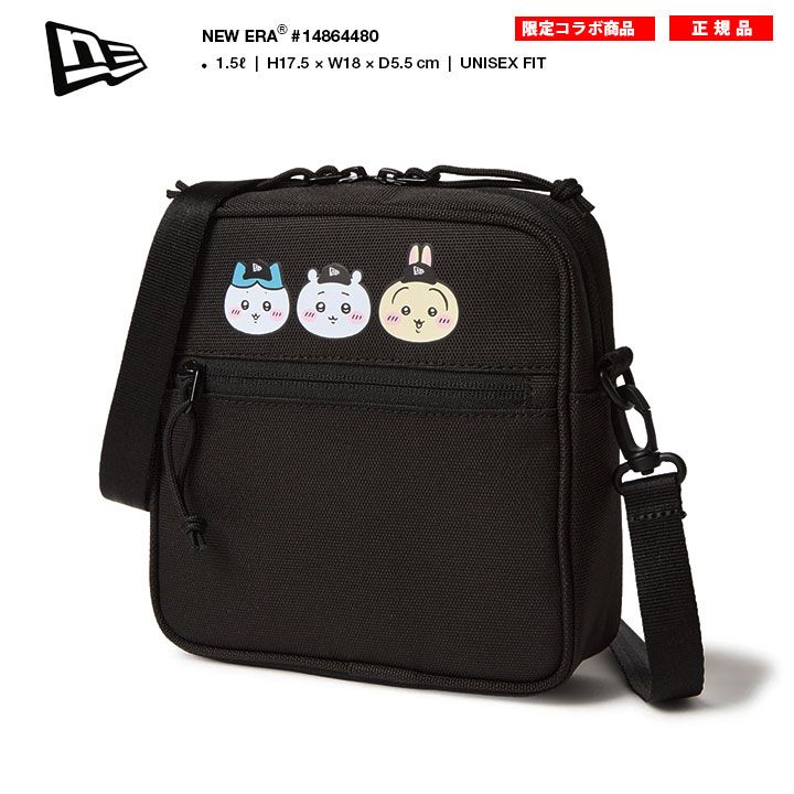 NEWERA x Chiikawa 미니백, 미니 숄더백, 허니컴, 고양이, 토끼, 동물, 동물 캐릭터, 스몰, 스몰, 남성, 여성, 아동, 봄/여름/가을/겨울, 블랙, 인기, 만화 한정판, 콜라보백, 심플, 고기능성, 경량, 여행용 14864480